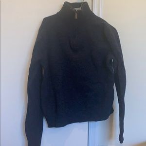Navy Mens J.Crew Quarter Zip